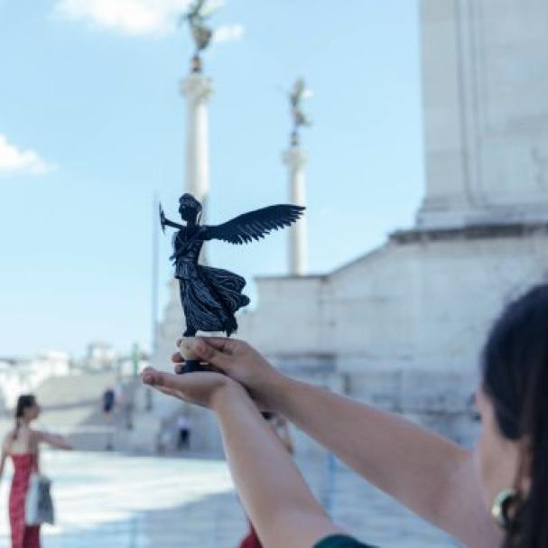 Tactile experience at Vittoriano