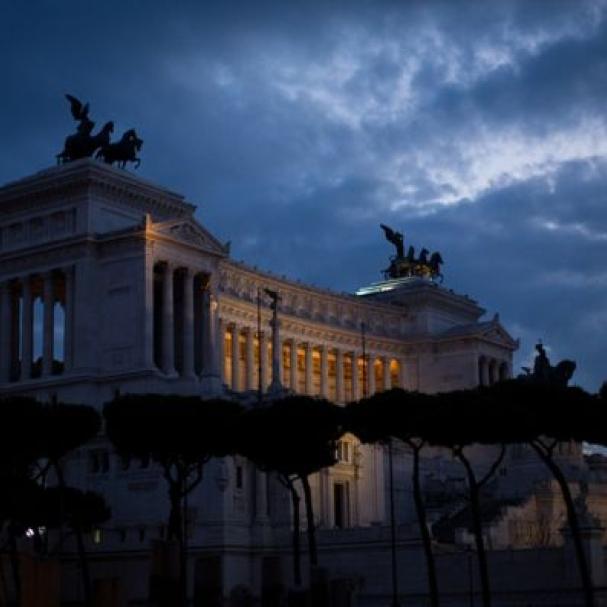 Vittoriano under the stars