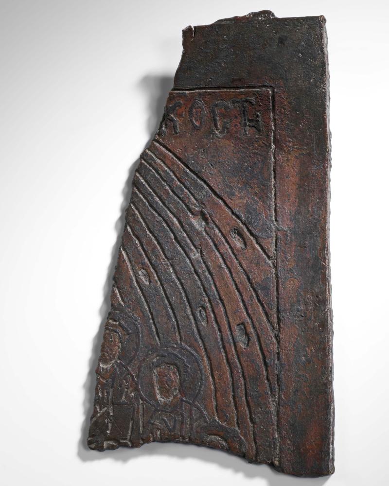 The Fragment of the Byzantine Door from the Roman Basilica of St. Paul Outside the Walls