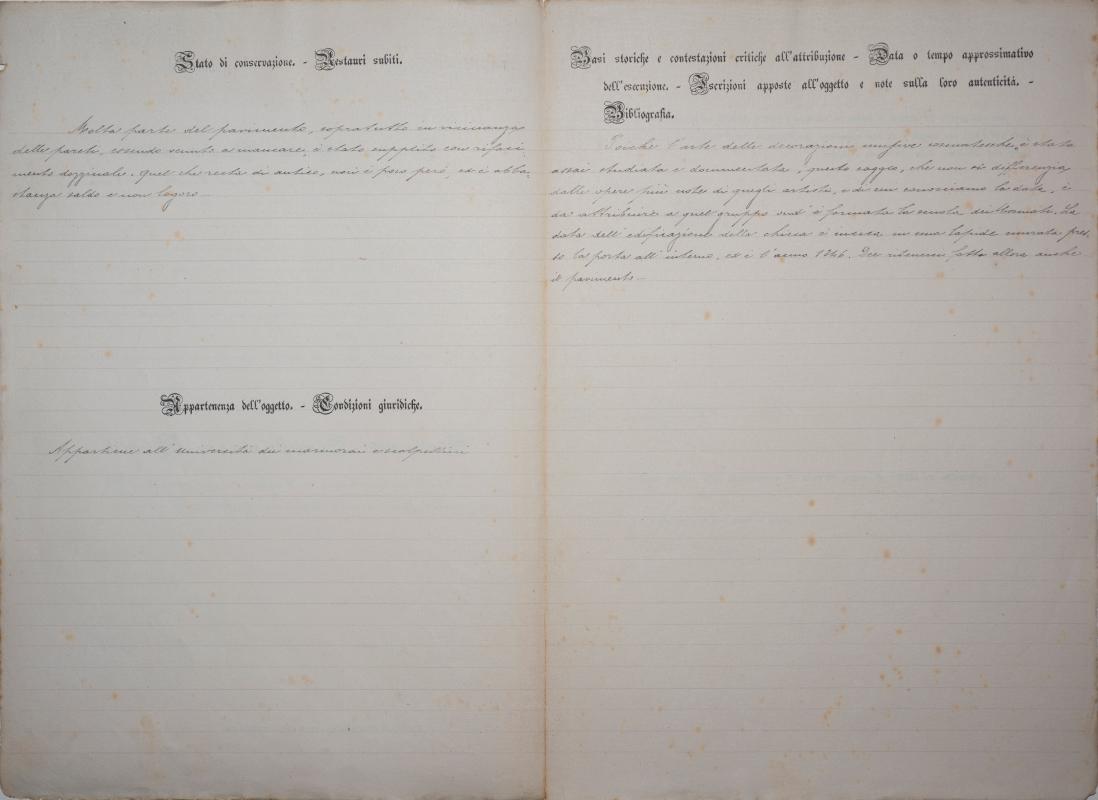 Archivio del catalogo
