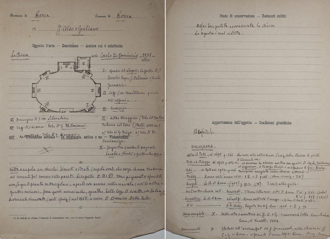 Archivio del catalogo
