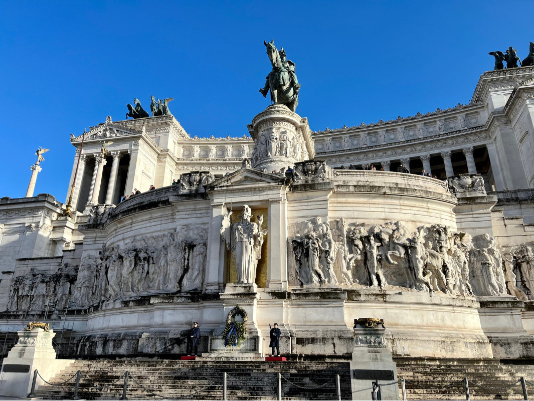 Il cantiere del restauro: i ponteggi
