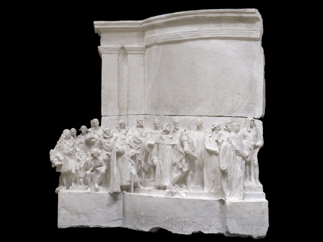 Ettore Ximenes
Bozzetto per la decorazione dell’Altare della Patria, “Categoria B”, 
1908-1909, gesso
Roma, VIVE − Vittoriano e Palazzo Venezia
