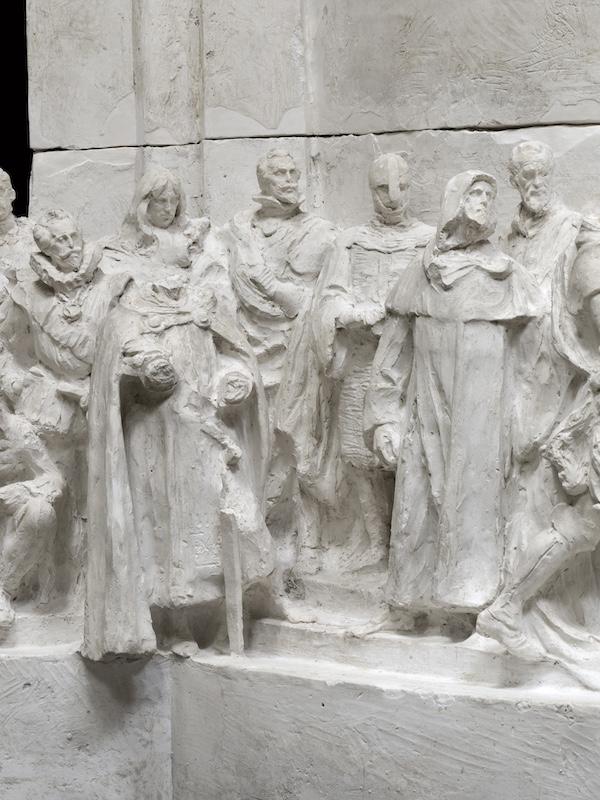 Ettore Ximenes
Bozzetto per la decorazione dell’Altare della Patria, “Categoria B”, 
1908-1909, gesso
Roma, VIVE − Vittoriano e Palazzo Venezia
