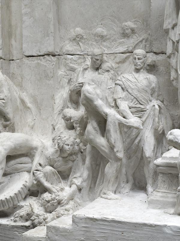 Ettore Ximenes
Bozzetto per la decorazione dell’Altare della Patria, “Categoria B”, 
1908-1909, gesso
Roma, VIVE − Vittoriano e Palazzo Venezia
