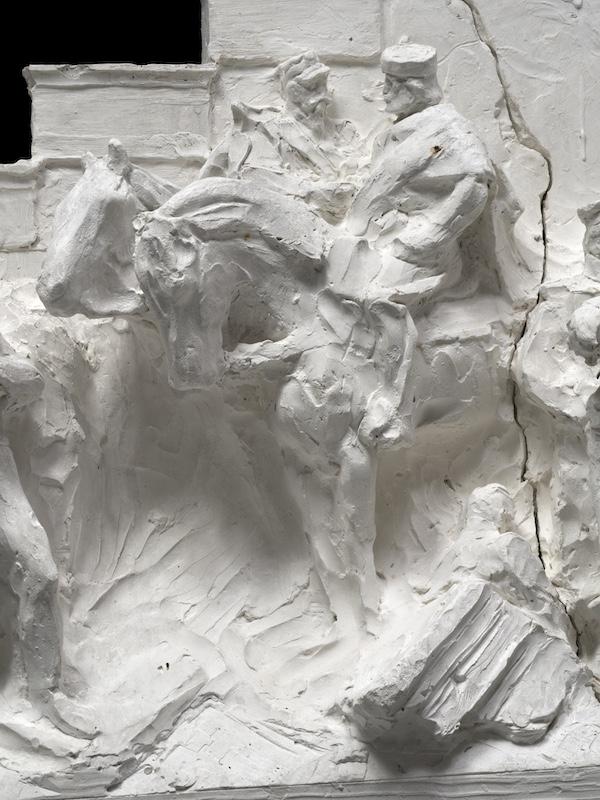 Ettore Ximenes
Bozzetto per la decorazione dell’Altare della Patria “Categoria C, n. 9”, 
1908, gesso
Roma, VIVE − Vittoriano e Palazzo Venezia
