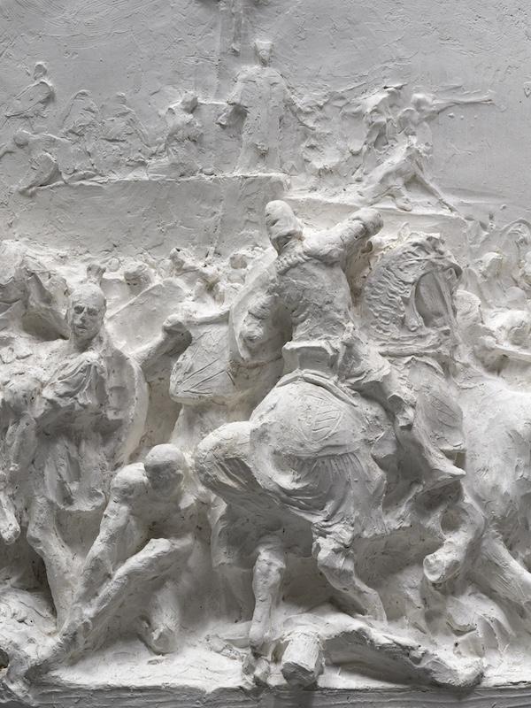 Ettore Ximenes
Bozzetto per la decorazione dell’Altare della Patria “Categoria C, n. 9”, 
1908, gesso
Roma, VIVE − Vittoriano e Palazzo Venezia
