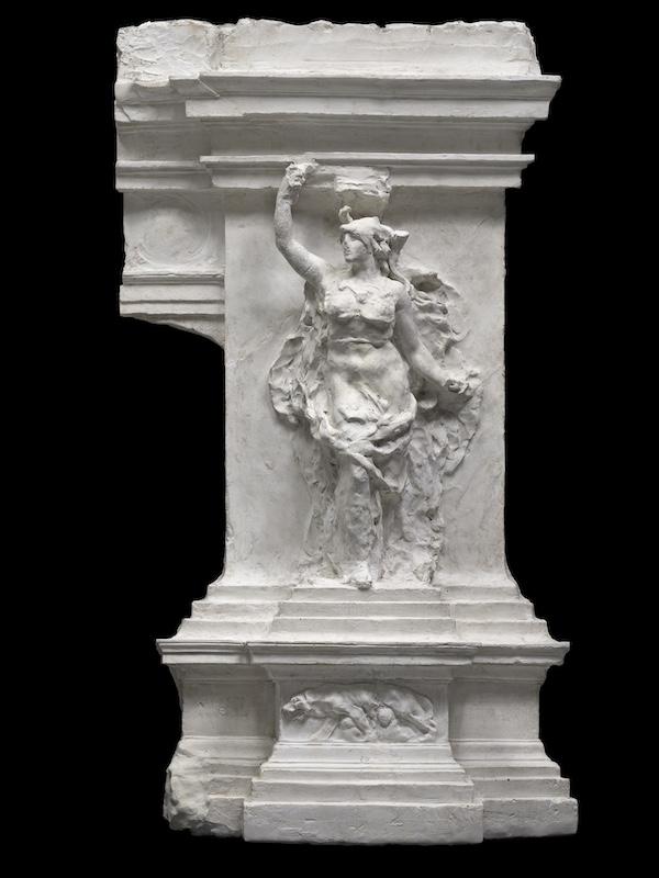 Angelo Zanelli
Bozzetto per il primo concorso per il fregio dell’Altare della Patria, 
1908, gesso
Roma, VIVE − Vittoriano e Palazzo Venezia
