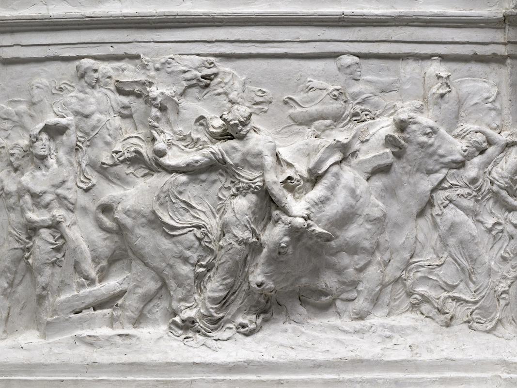 Angelo Zanelli
Bozzetto per il primo concorso per il fregio dell’Altare della Patria, 
1908, gesso
Roma, VIVE − Vittoriano e Palazzo Venezia
