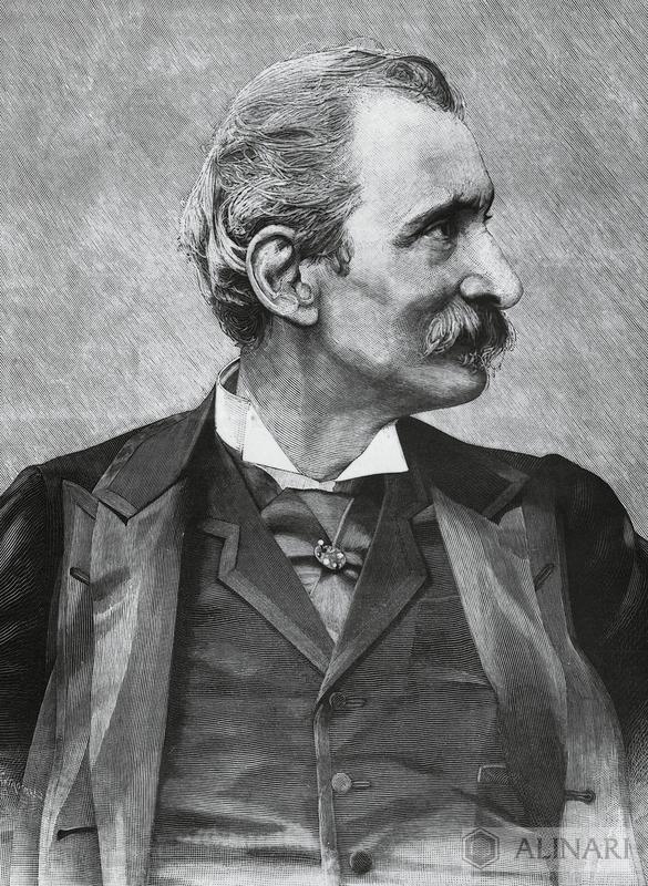 Portrait of the Minister of Public Works Giuseppe Zanardelli
