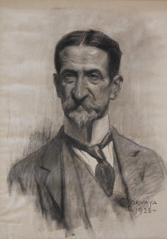 Portrait of sculptor Lodovico Pogliaghi, Lodovico Pogliaghi House Museum in Sacro Monte di Varese
