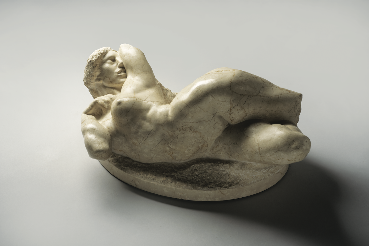 Angelo Zanelli
Ninfa dormiente
1915, marmo cipollino 
Brescia, Musei Civici 
