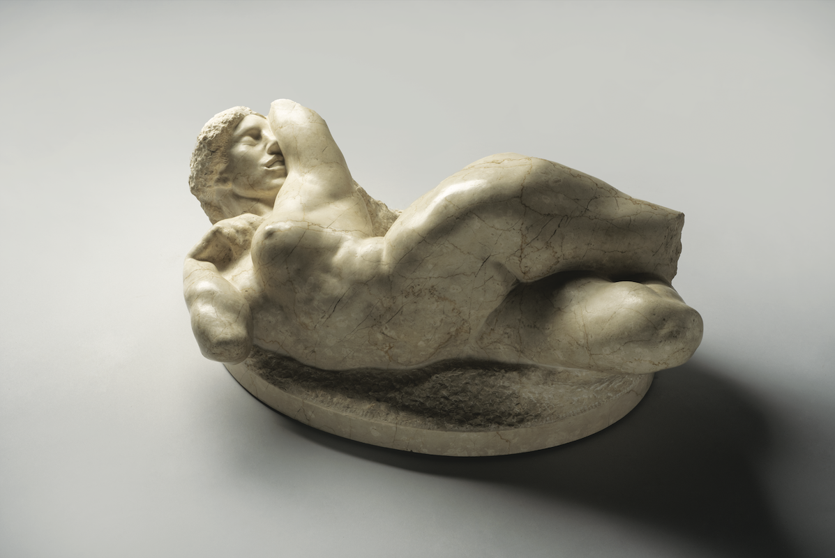 Angelo Zanelli
Ninfa dormiente
1915, marmo cipollino 
Brescia, Musei Civici 
