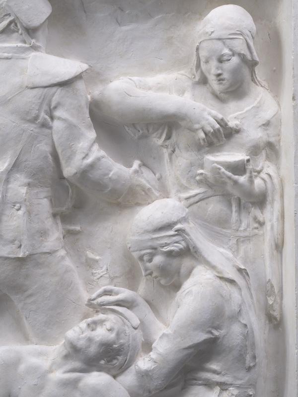 Angelo Zanelli
Fregio per il monumento ai Caduti di Tolentino, 
1929-1932, gesso
Roma, VIVE − Vittoriano e Palazzo Venezia 

