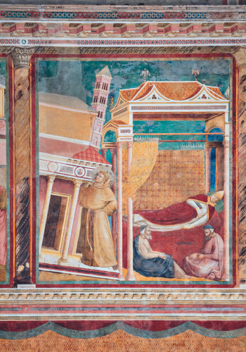 Il sogno di Innocenzo III, Giotto, affresco, Basilica superiore di Assisi, credito fotografico: © Ghigo Roli
