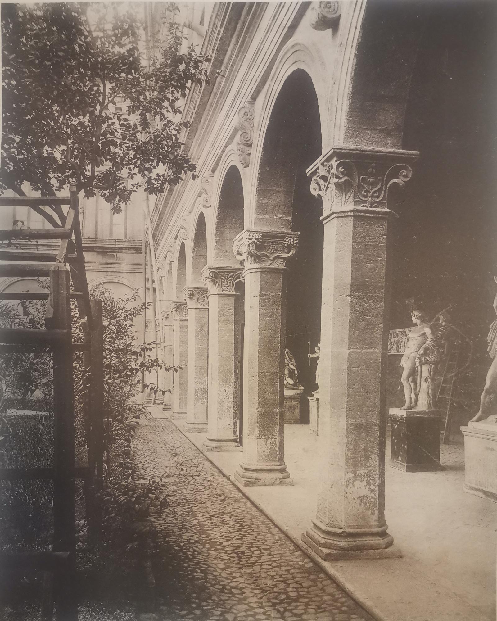Il&nbsp;Viridarium alla fine del XIX (da&nbsp;P. Dengel, M. Dvorak, H. Egger,&nbsp;Der Palazzo di Venezia in Rom, Vienna 1909)