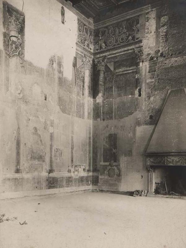 Frescoes of the Sala del Mappamondo (Hall of Maps) after the removal of the 18th-19th century paintings
