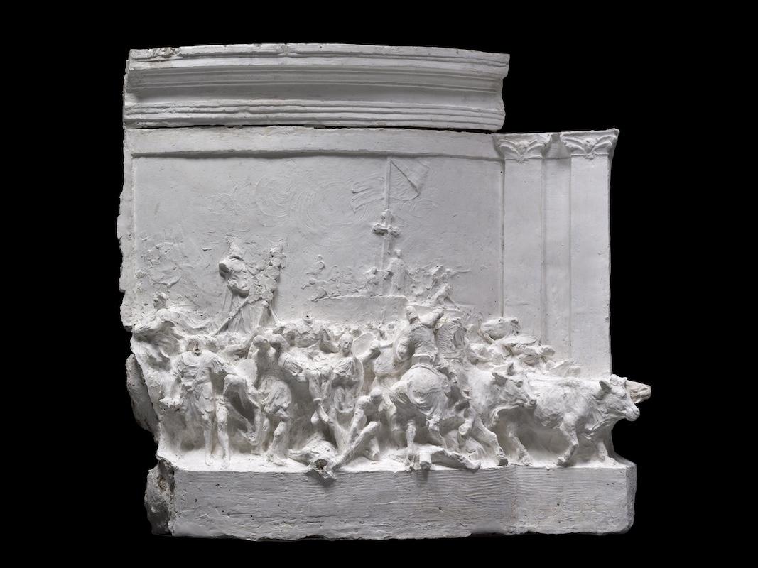 Gipsoteca del Vittoriano, Bozzetto per la decorazione dell'Altare della Patria, Ettore Ximenes. © MiC, VIVE - Vittoriano e Palazzo Venezia.

Foto di Mauro Magliani
