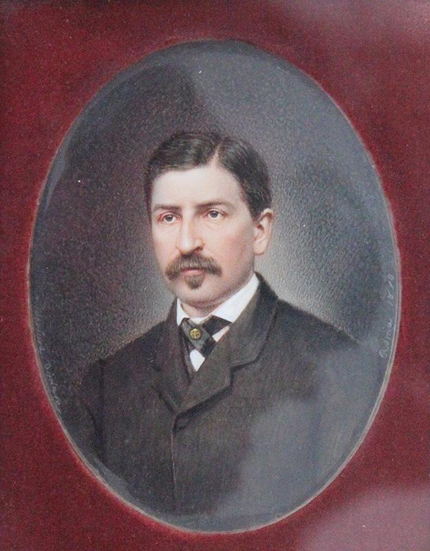 Portrait of Augusto Castellani, circa 1860

