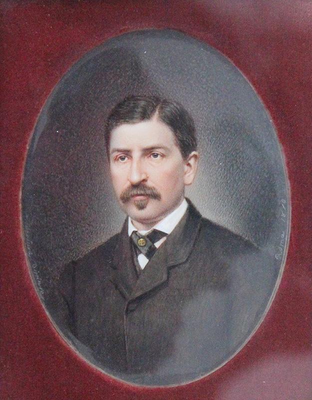 Portrait of Augusto Castellani, circa 1860
