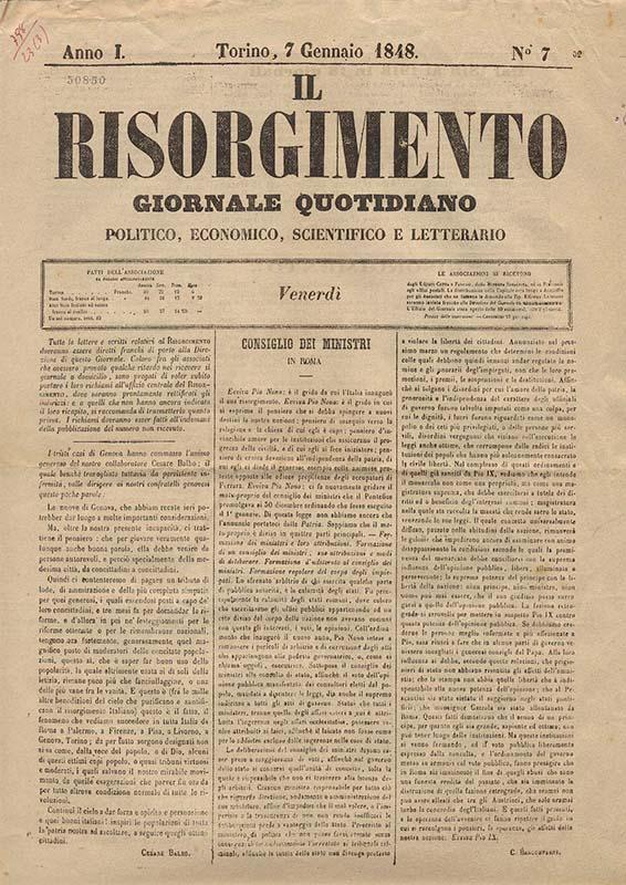 Collections of periodicals, printed materials, pamphlets, drawings and other various documents kept at the Central Museum of the Risorgimento
