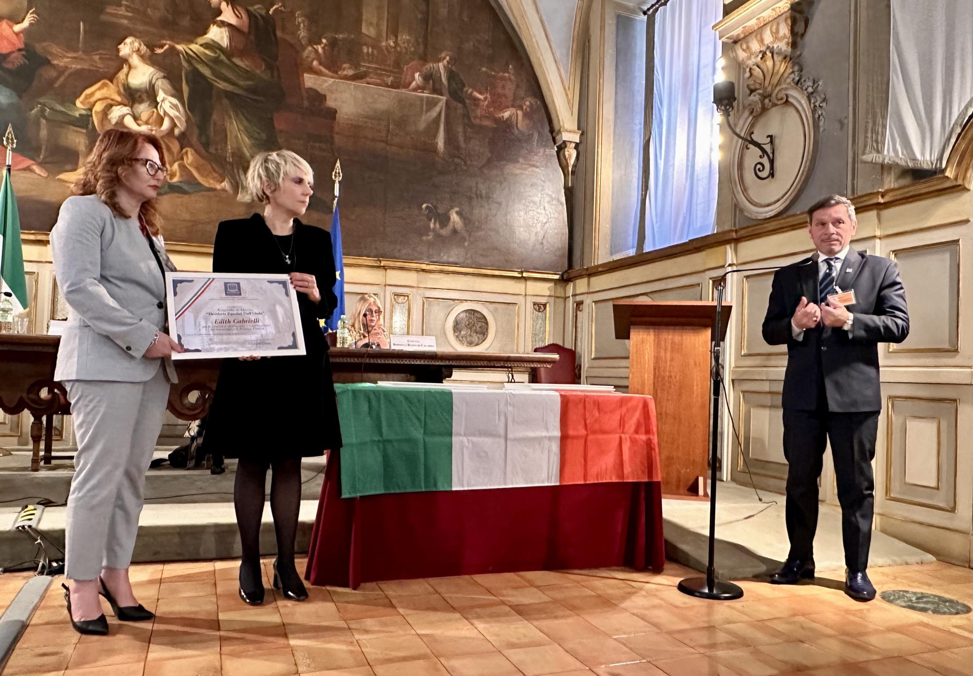 Donne del Patrimonio: Edith Gabrielli premiata per le azioni di valorizzazione e promozione di Vittoriano e Palazzo Venezia