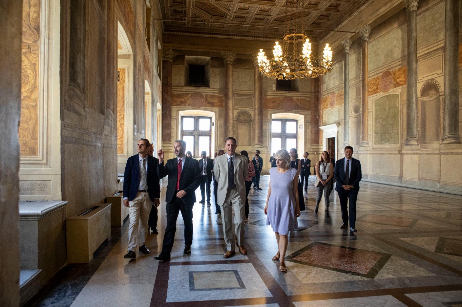 Il Generale di Corpo d’Armata Franco Federici in visita a Palazzo Venezia