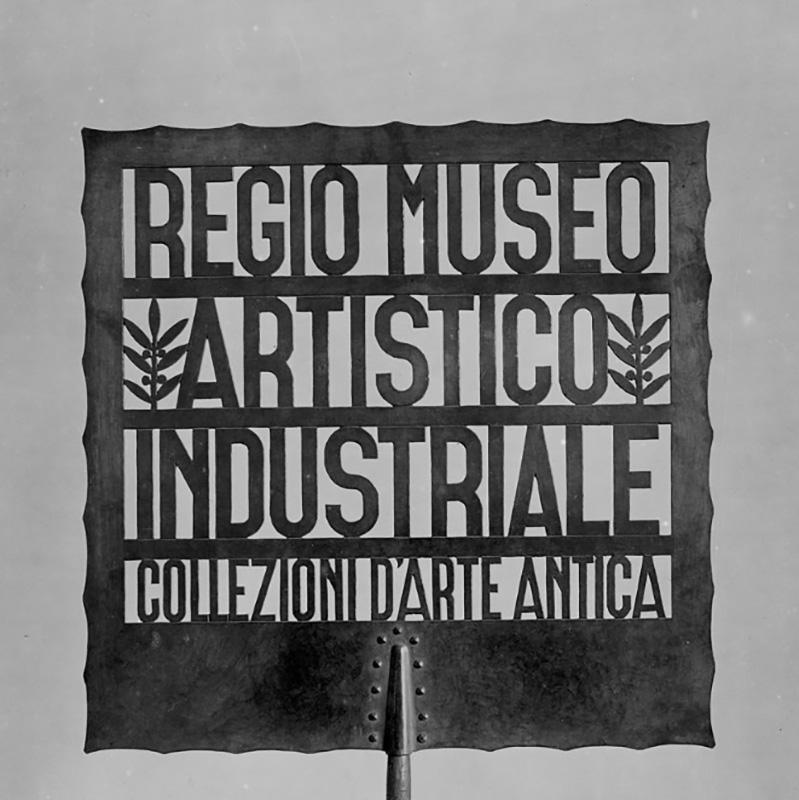 Plaque from the Industrial Arts Museum (MAI - Museo Artistico Industriale)
