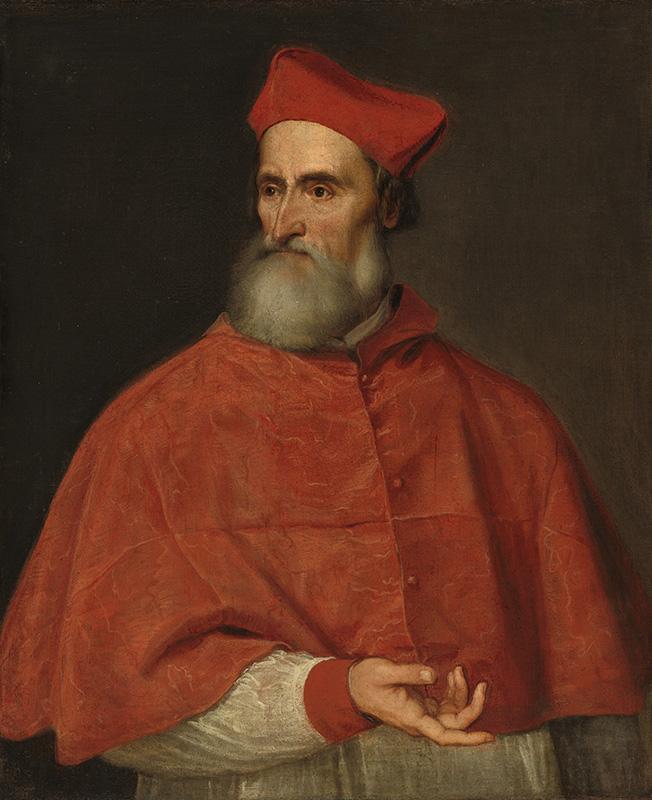 Ritratto del cardinale Pietro Bembo in un dipinto di Tiziano, conservato presso la National Gallery of Art di Washington
