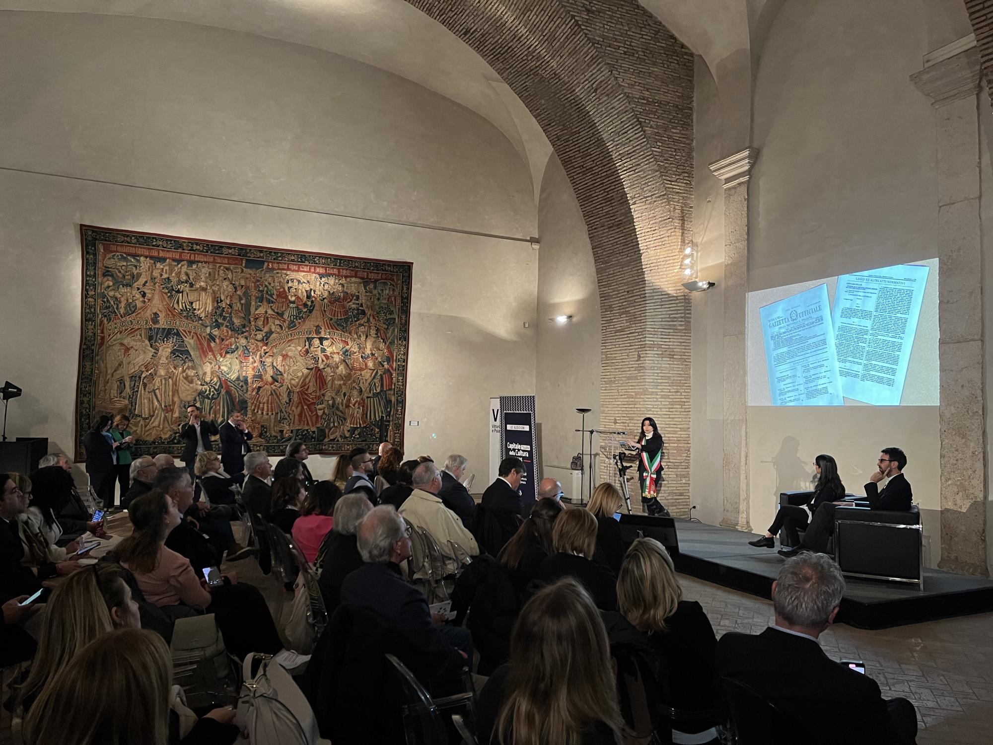 Italian Capital of Culture 2025: Palazzo Venezia hosts auditions of finalist cities 
