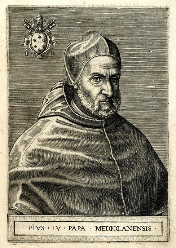 Ritratto di papa Pio IV Medici