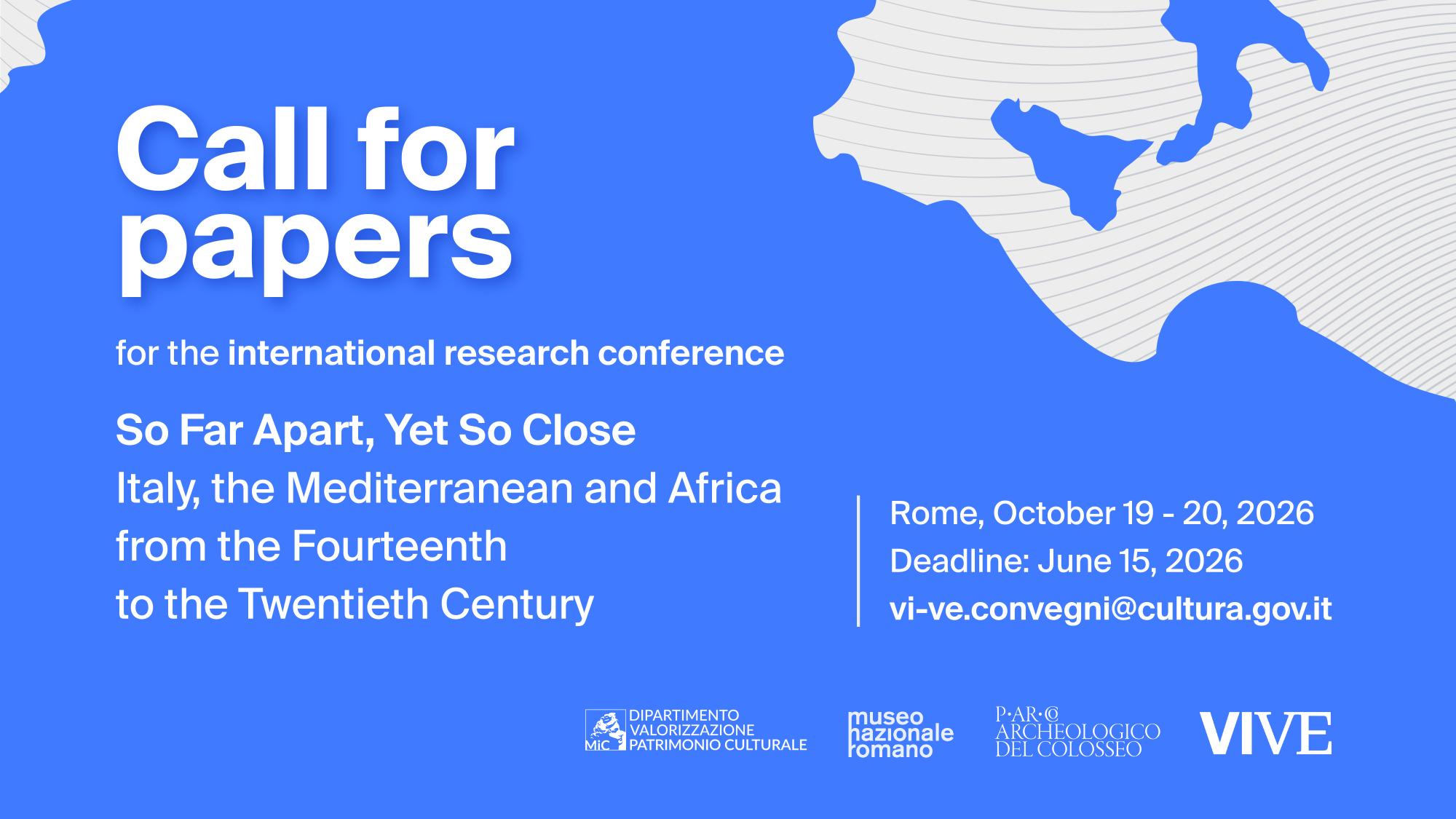 Bando di partecipazione: CALL FOR PAPERS