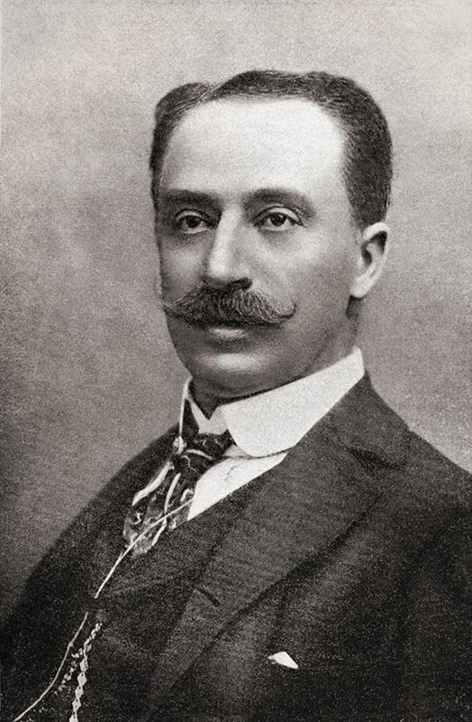 Portrait of architect Giuseppe Sacconi
