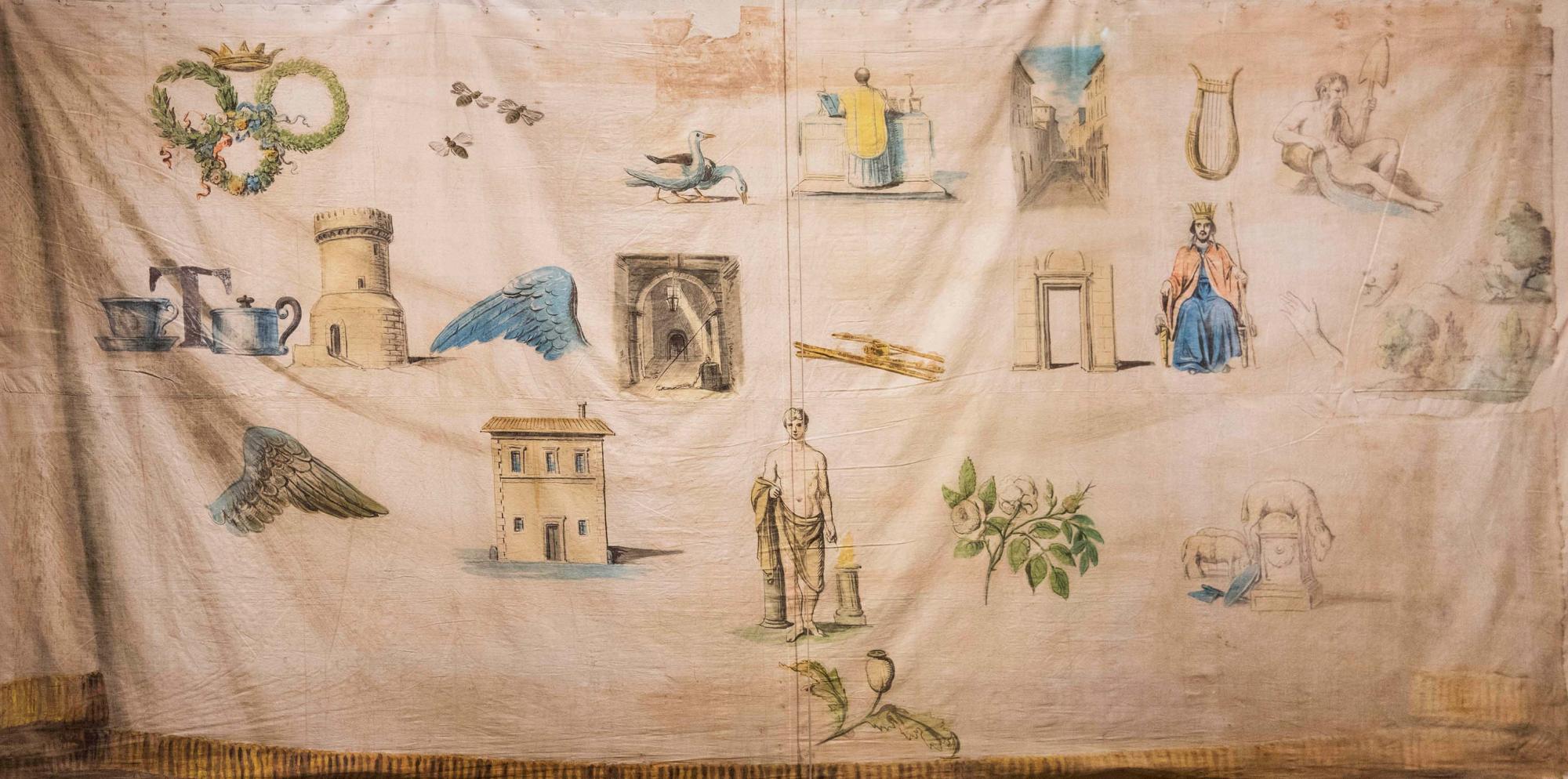 Rebus in onore di Pio IX per l'amnistia del 1846