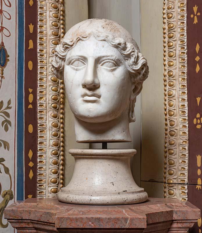 Head of Nike, also called the Hertz Head, in the collection of the Museum of Palazzo Venezia
