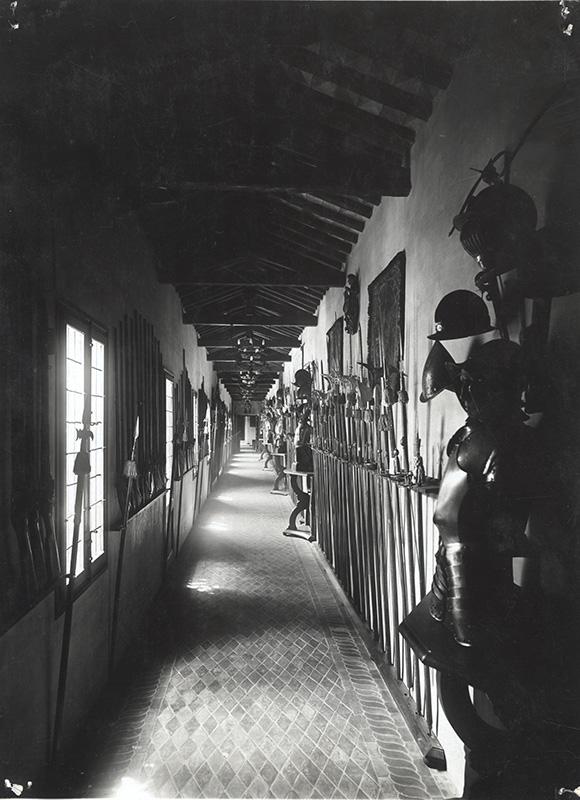 Appartamento Cybo, veduta del Passetto dei Cardinali nell'allestimento del 1936