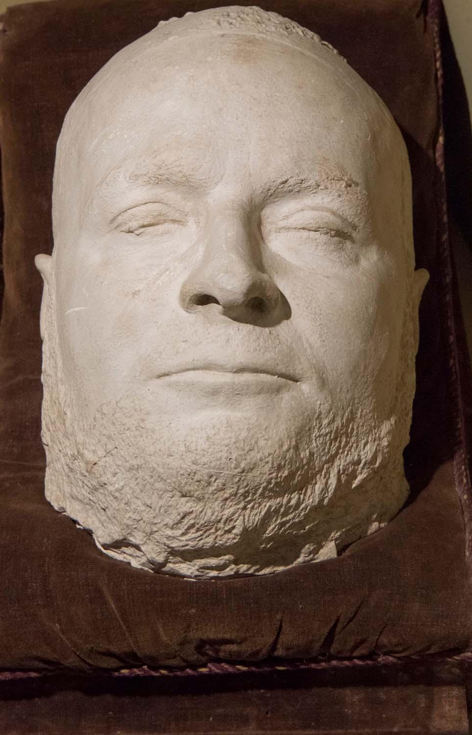 Death mask of Camillo Benso di Cavour