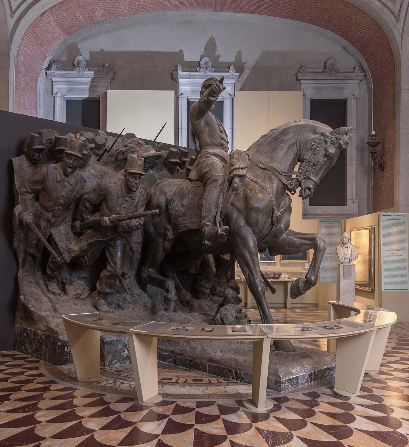 Bozzetto del Monumento commemorativo del generale Enrico Cialdini e dei caduti della battaglia del 18 settembre 1860 di Castelfidardo