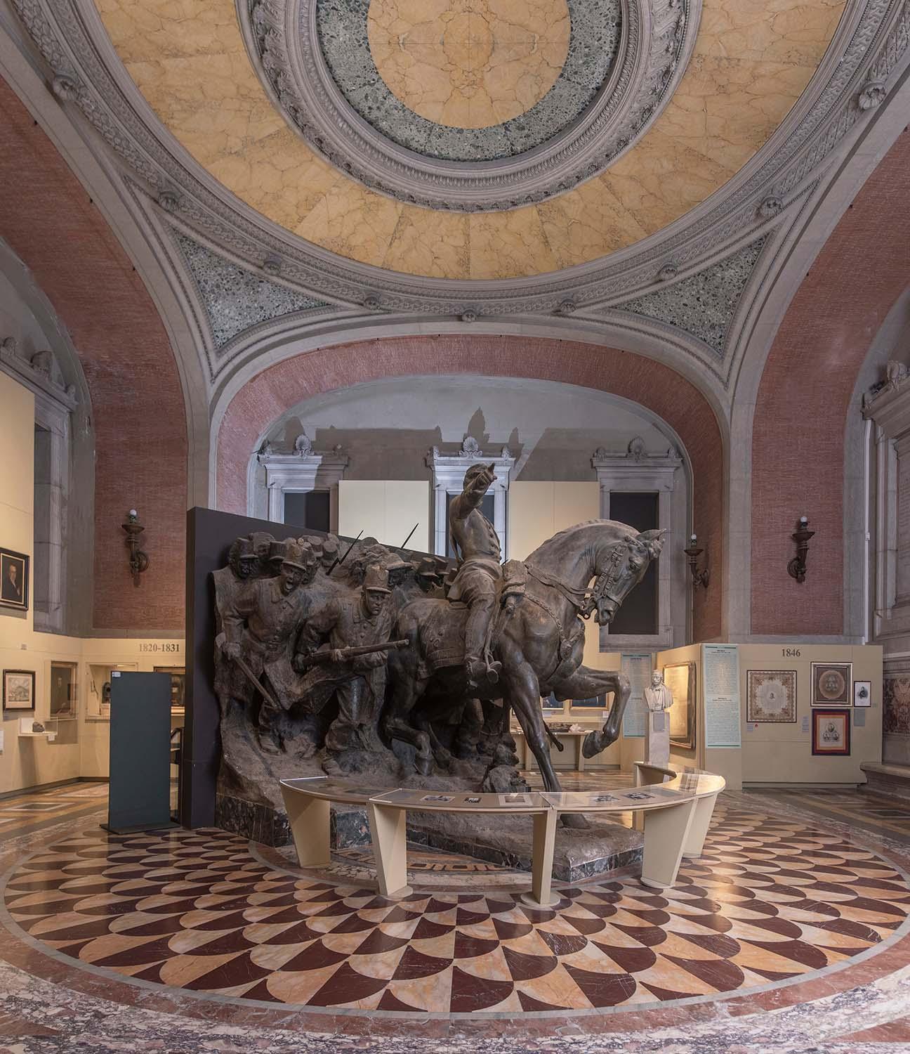 Bozzetto del Monumento commemorativo del generale Enrico Cialdini e dei caduti della battaglia del 18 settembre 1860 di Castelfidardo di Vito Pardo