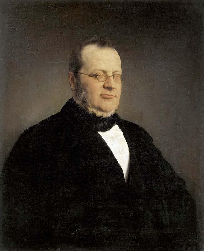 Ritratto di Camillo Benso conte di Cavour in un dipinto di Francesco Hayez del 1864, conservato presso la Pinacoteca di Brera di Milano
