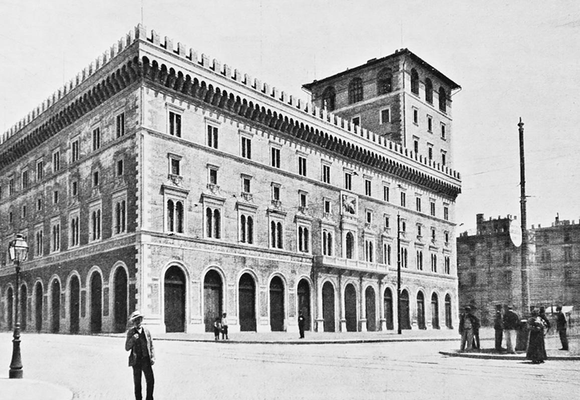 Veduta del palazzo delle Assicurazioni Generali di Venezia nel 1907
