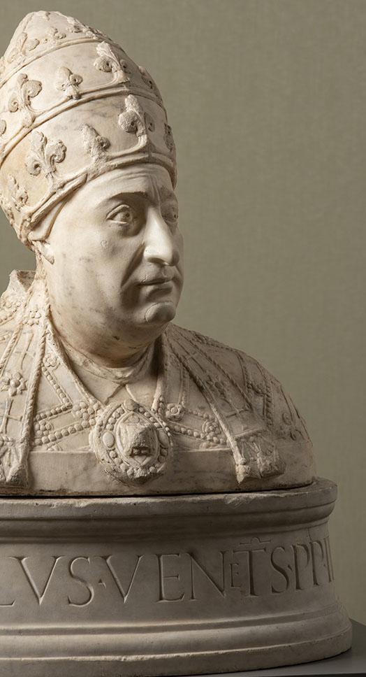 Busto di papa Paolo II Barbo di Mino da Fiesole