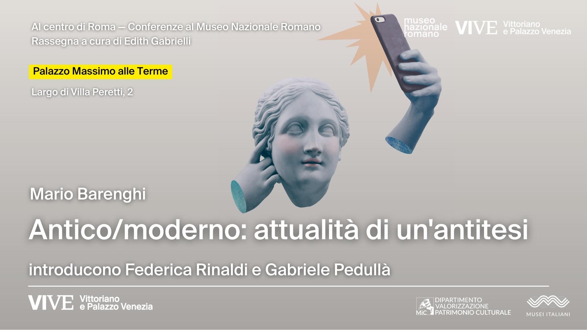 Antico/moderno: attualità di un'antitesi 