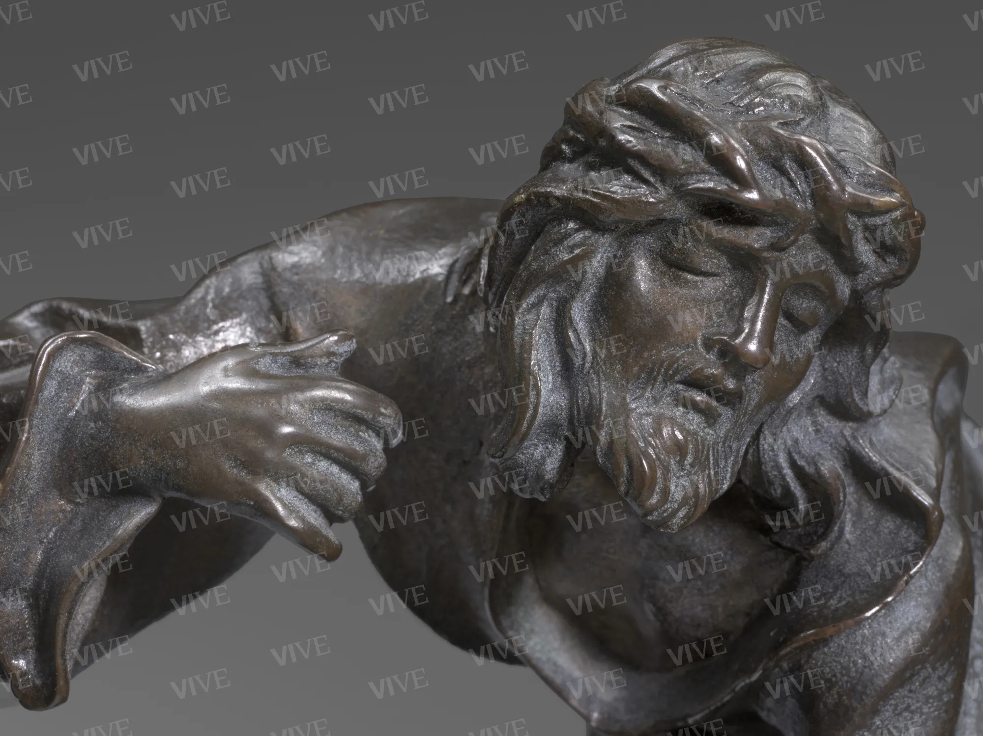 Christ Falling Under the Cross (or Christ Carrying the Cross) - Alessandro Algardi