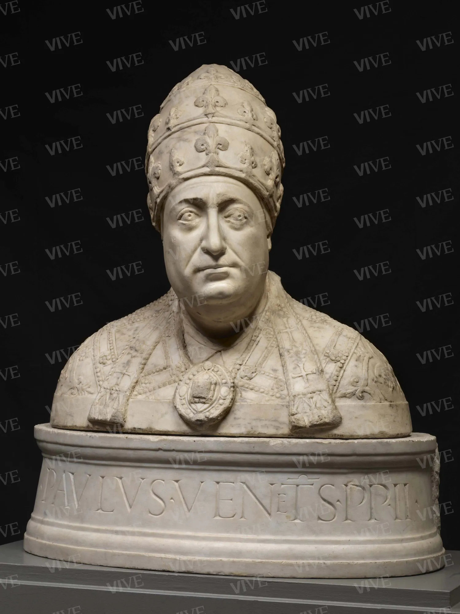 Bust of Pope Paul II - Mino di Giovanni di Mino da Montemignaio called Mino da Fiesole