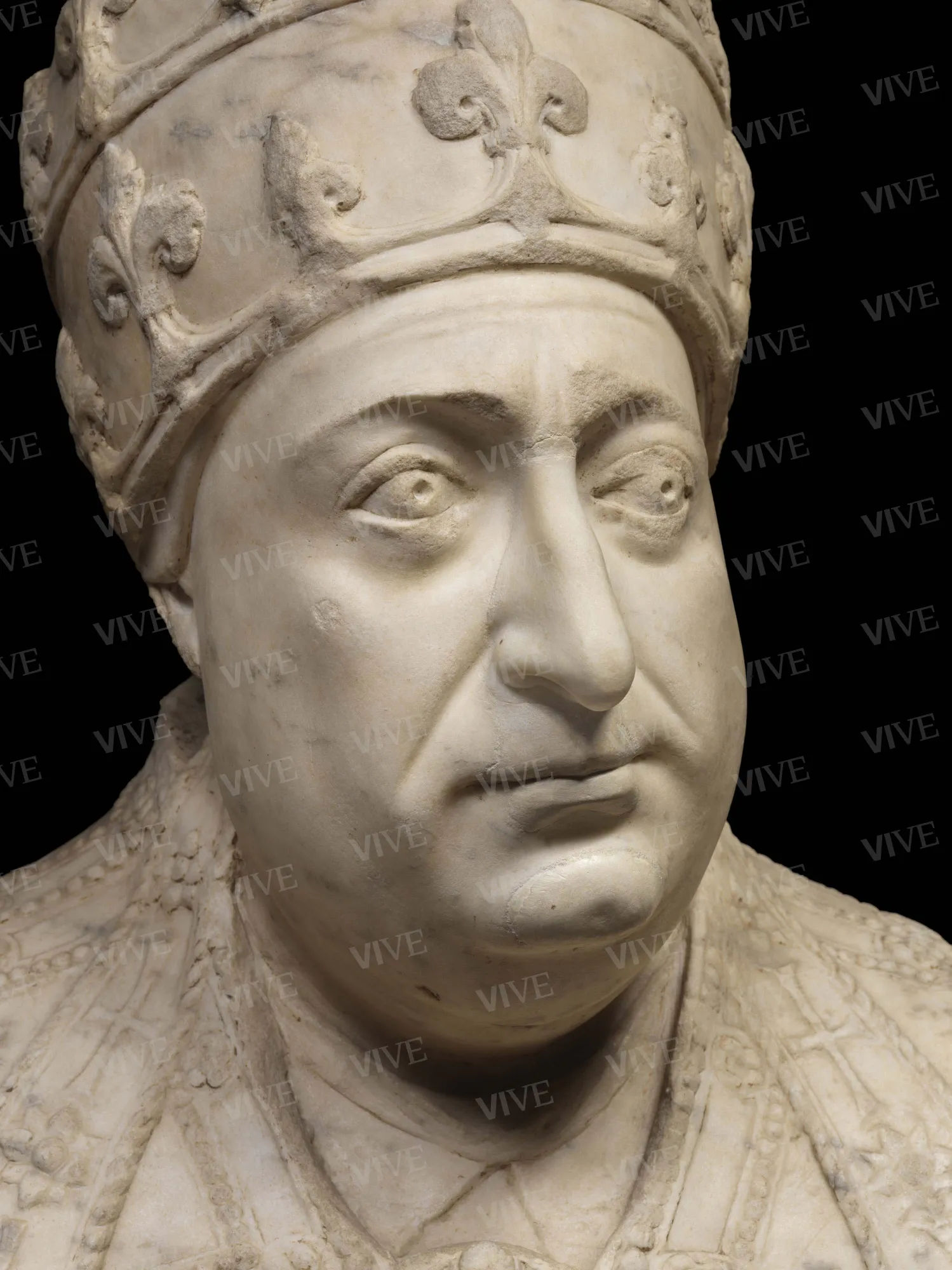 Bust of Pope Paul II - Mino di Giovanni di Mino da Montemignaio called Mino da Fiesole