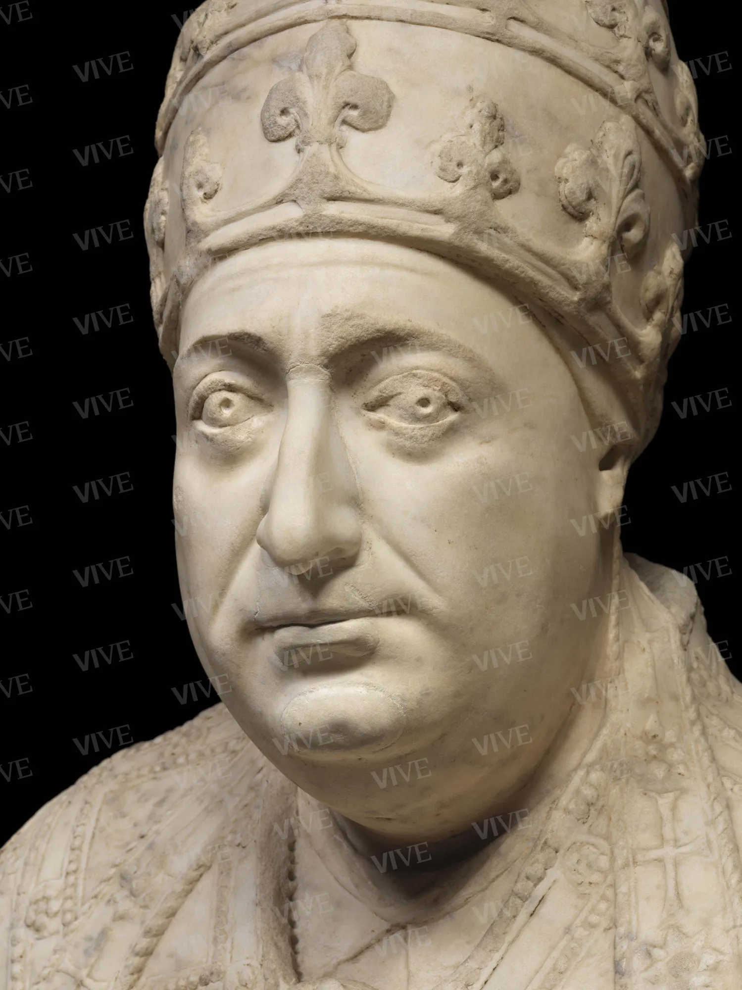 Bust of Pope Paul II - Mino di Giovanni di Mino da Montemignaio called Mino da Fiesole