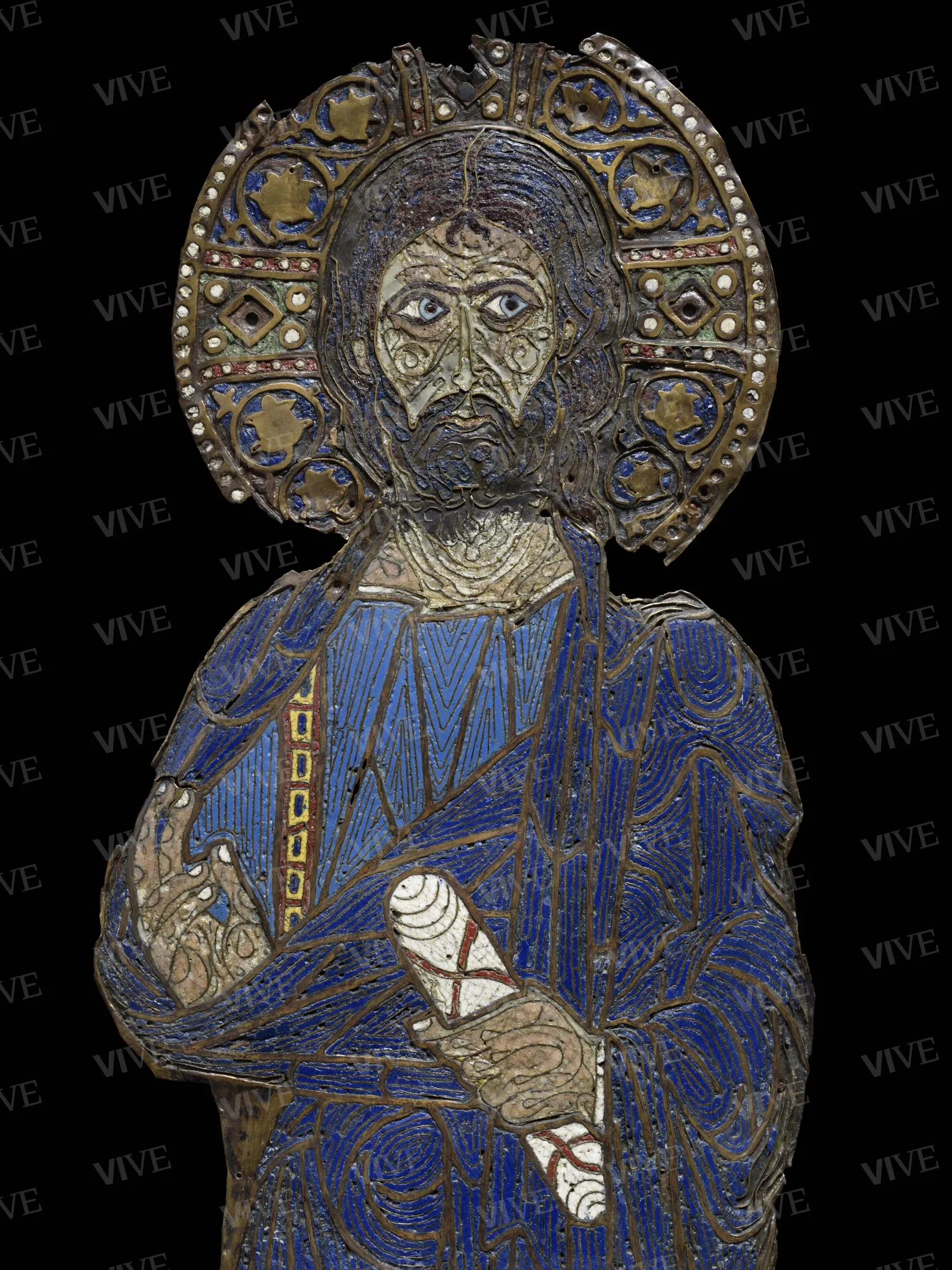 Cristo Pantocratore - manifattura bizantina o italiana