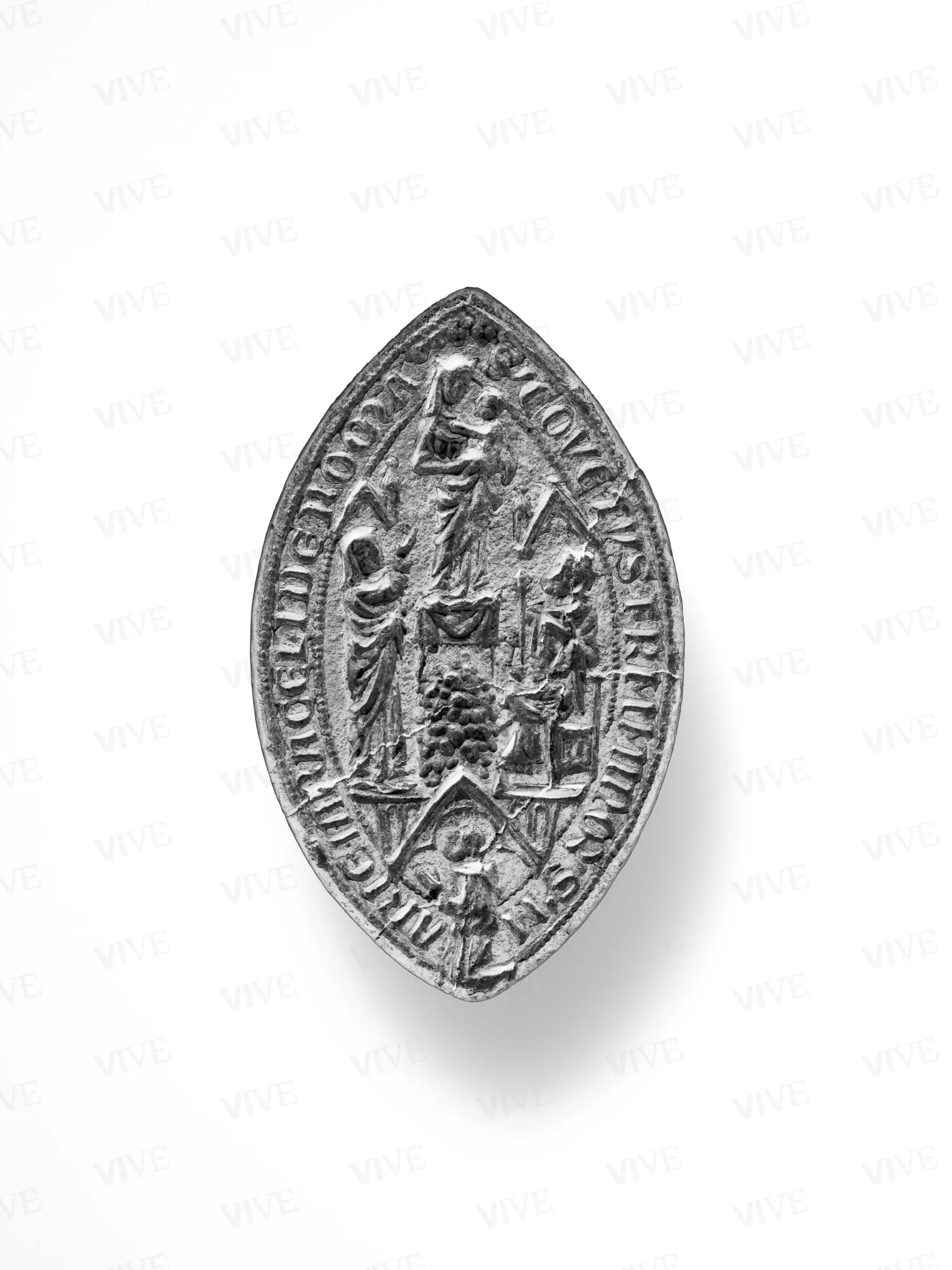 Matrice del sigillo del convento di Santa Maria in Aracoeli, Roma - Pietro Cavallini ?