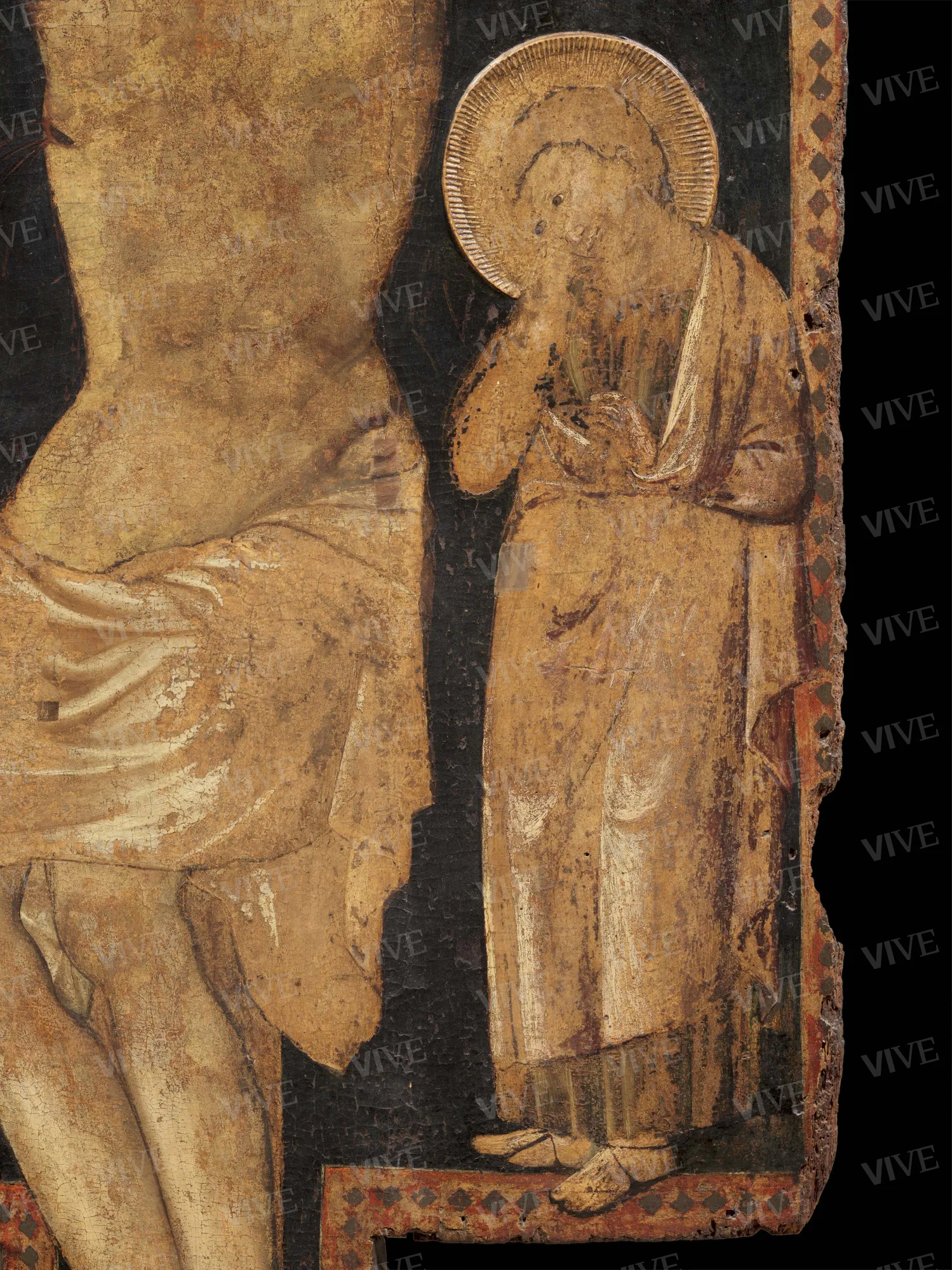 Croce dipinta - maestro cavalliniano